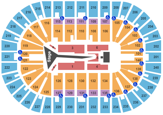 Heritage Bank Center The Weeknd Seating Chart